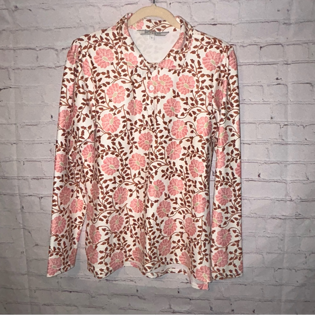 Smith & Quinn Long Sleeve Golf Shirt Women’s Size L